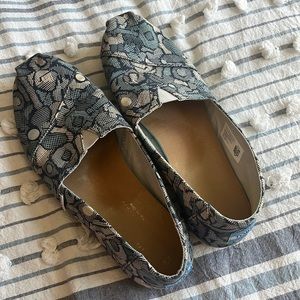 TOMS Blue Pattern Aparagatas W8